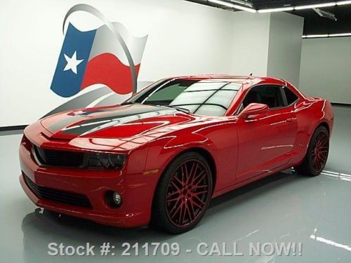 2010 chevy camaro 2ss rs htd leather 22&#034; wheels 28k mi texas direct auto