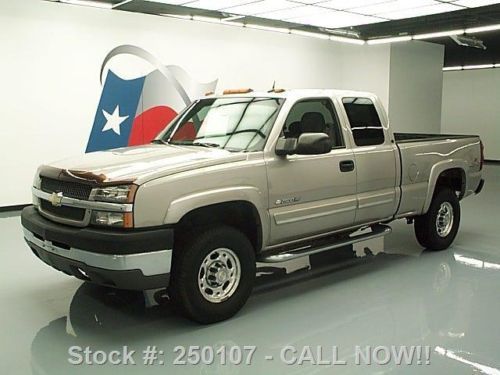 2004 chevy silverado 2500 ext cab 4x4 6-pass side steps texas direct auto