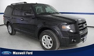 09 ford expedition 2wd 4dr limited leather 2nd row captains chairs rear dvd