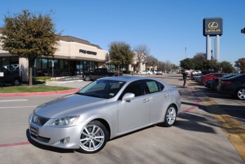 2006 lexus is350 leather heated cooled seats navigation sunroof one owner