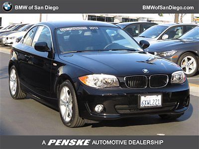 2013 bmw 128i coupe low miles certified pre-owned automatic transmission