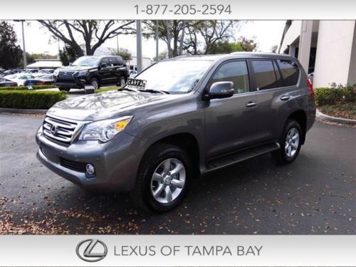 Lexus gx460 certified 4x4 heated leather sunroof navi 1 owner clean carfax