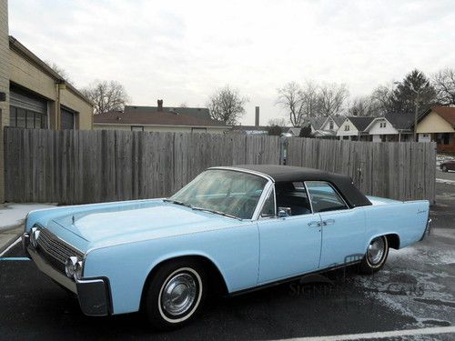 1962 lincoln continental convertible - excellent condition!