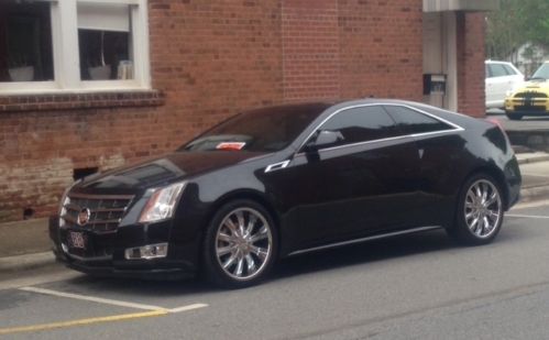 Black 2-door coupe, black leather, auto, new rims and tires