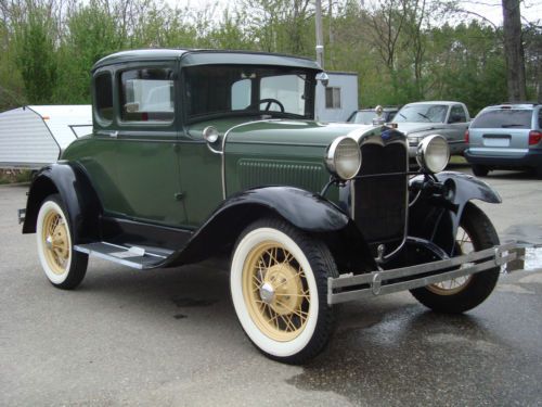 1930 ford model a coupe 3659 miles! same family owned last 40 yrs!