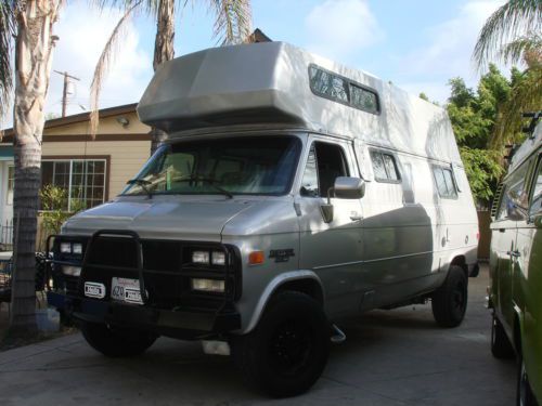 1993 chevy van 30 , conversion.full camper, lifted ,adventurous look,clear title