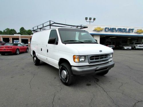 2001 ford econoline cargo van utilty work vans automatic v6 gas saver fords