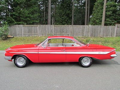 1961 impala bubble top 409 2 door hardtop