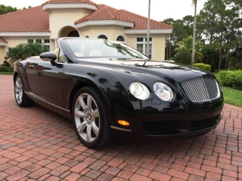 2007 bentley gtc convertible 10k miles 1-owner, stunning colors, v12, immaculate