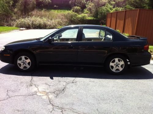 Black chevy malibu ls