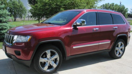 2012 Jeep Grand Cherokee Limited 4X4 Deep Cherry Red 4-Door 3.6L  1 Owner, US $27,250.00, image 5