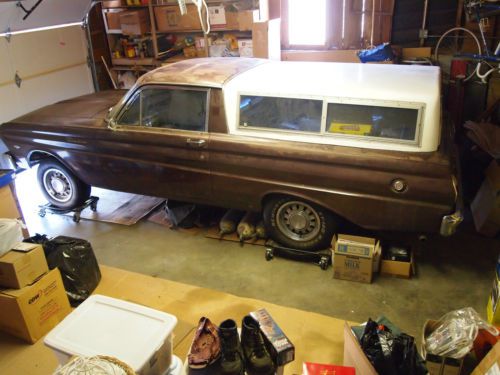1964 falcon ranchero, rare camper top, stored 14 yrs., ca car, 32 ford, 40 ford