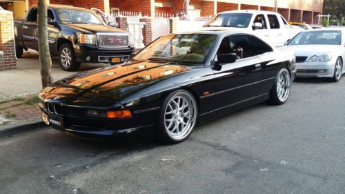 1992 bmw 850i   v12, custom wheels. auto, rare, super car, m8