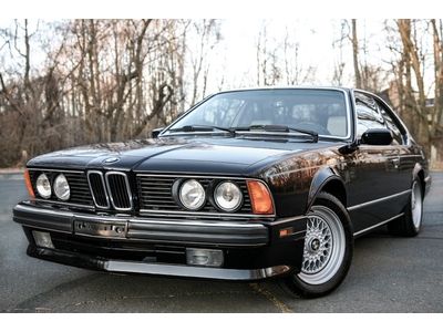 1988 bmw m6 635csi e24 m 5speed manual rare low miles clean sport bbs coupe