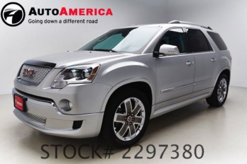 2011 gmc acadia denali htd/cld leather rear ent nav rearcam pano one 1 owner