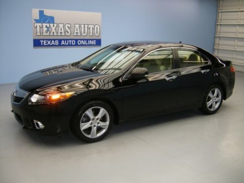 We finance!! 2012 acura tsx sedan roof heated leather xenon bluetooth texas auto