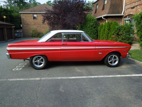1965 ford falcon futura 289 4sp manual matching numbers red/red !! no reserve!!!