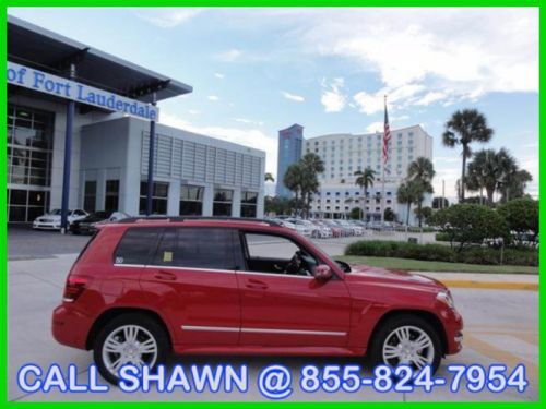 2014 glk350 cpo unlimited mile warranty, rare red!!, wood dash, mercedes-benz dl