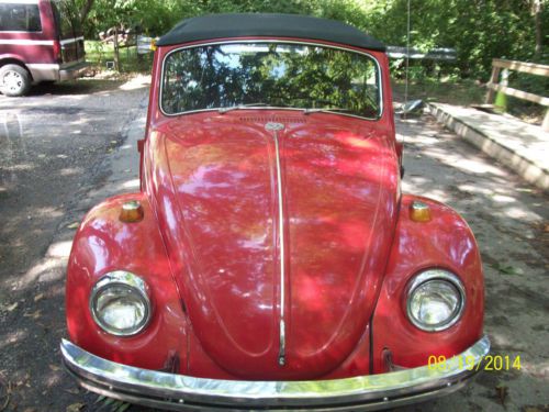 1968 vw volkswagen volkswagon beetle bug convertable NO RESERVE original, image 3