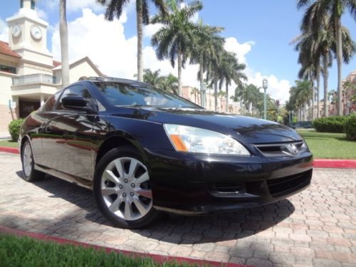 2006 honda accord ex-l 2 dr. coupe navigation sunroof leather heated seats nice