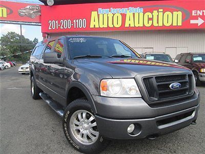 08 ford f-150 fx4 crew cab 4dr 4wd 4x4 carfax certified alloy wheels pre owned