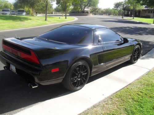 1991 acura nsx black on black 2 owners clean carfax automatic 17&#034;18&#034; rims stock