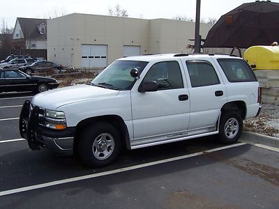 4x4 chevy tahoe retired police squad - no reserve