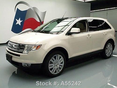 2008 ford edge limited pano sunroof nav htd leather 57k texas direct auto