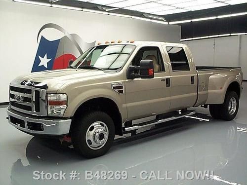 2008 ford f-350 lariat crew 4x4 diesel drw long bed 73k texas direct auto