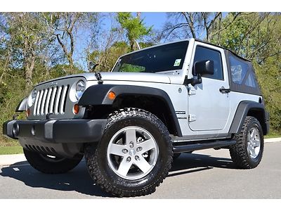 2012 jeep wrangler sport 4x4 six speed alloys 2k miles like new blow out price!!
