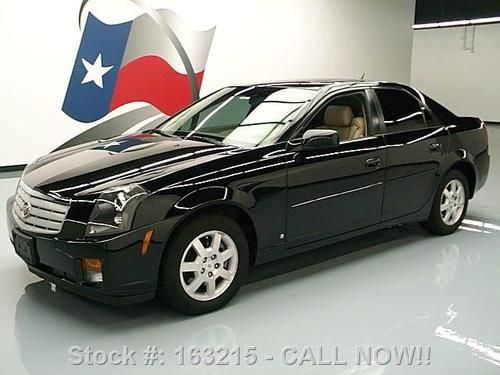 2007 cadillac cts automatic htd leather sunroof 51k mi texas direct auto