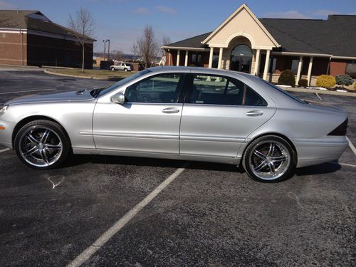 Silver 2000 mercedes benz s500