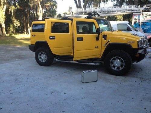 Hummer h 2 yellow one owner