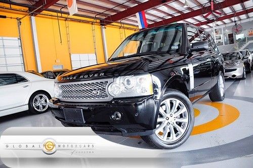 08 range rover supercharged 4wd 1-owner nav a/c-sts xenon rear-cam rear-ent pdc