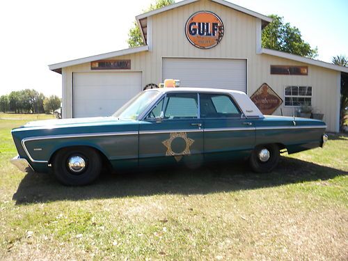 1966 plymouth fury vip 383 cop car tribute mopar -runs and drives but needs work