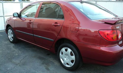 2004 toyota corolla ce sedan -  price reduced-  no reserve auction