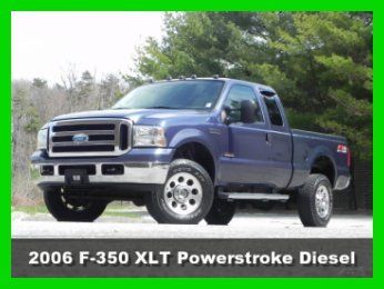 2006 ford f350 xlt extended cab short bed 4x4 6.0l powerstroke diesel no reserve