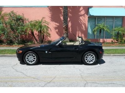 Z4 convertible, low miles, one owner car, tan leather interior