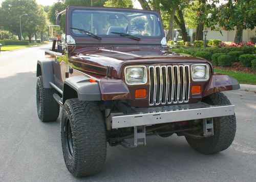 Beautiful refreshed florida vehicle  - 1987 jeep wrangler