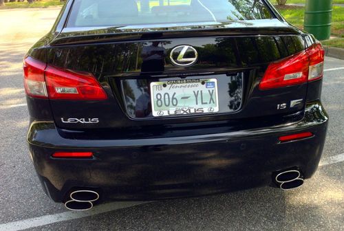 Lexus 2010 is-f w/only 9,985 miles in perfect condition obsidian (black)