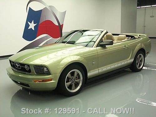 2006 ford mustang convertible auto pony pkg spoiler 43k texas direct auto