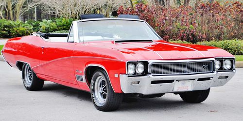 Very rare restored 1968 buick grand sport gs400 convertible stage 11 bucket's