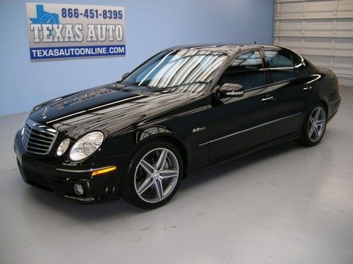 We finance!!!  2009 mercedes-benz e63 amg pano roof nav cooled seats suede 1 own