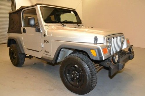 2006 jeep wrangler 2dr x soft top manual 4.0l 114k miles wholesale l@@k