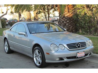2002 mercedes-benz cl600 coupe/navigation clean pre-owned