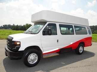 Ford : 2010 e350 extended braun hightop paratransit wheelchair conversion 1owner