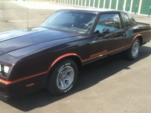 1985 chevrolet monte carlo ss coupe - 93,000 - 2nd owner