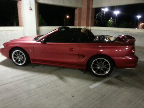 Buy used 1996 Ford Mustang Cobra Convertible - Laser Red ...