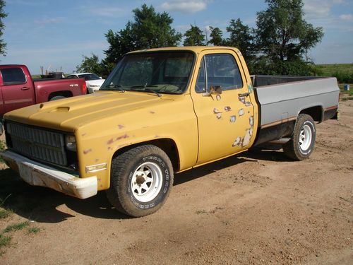 1981 chevy c10 hotrod project pickup
