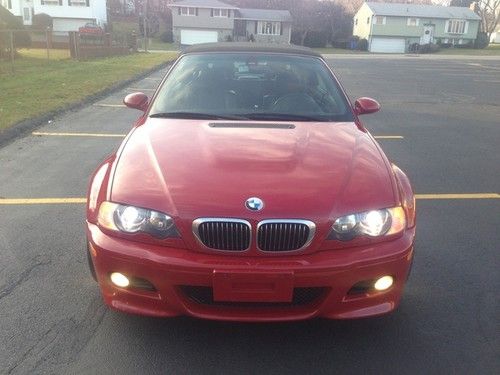 Red bmw m3 convertible